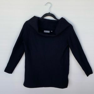 Black Cowl Neck Sweater